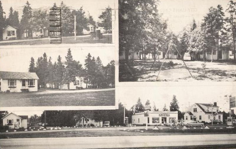 City Limits Cabins - Vintage Postcard